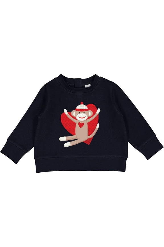 Hug Sock Monkey Baby Sweatshirt