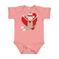 thumbnail image 1 of Inktastic Hug Sock Monkey Boys or Girls Baby Bodysuit, 1 of 5
