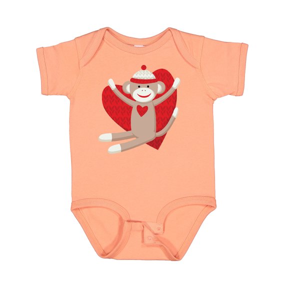 Inktastic Hug Sock Monkey Boys or Girls Baby Bodysuit