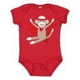 thumbnail image 1 of Inktastic Hug Sock Monkey Boys or Girls Baby Bodysuit, 1 of 5