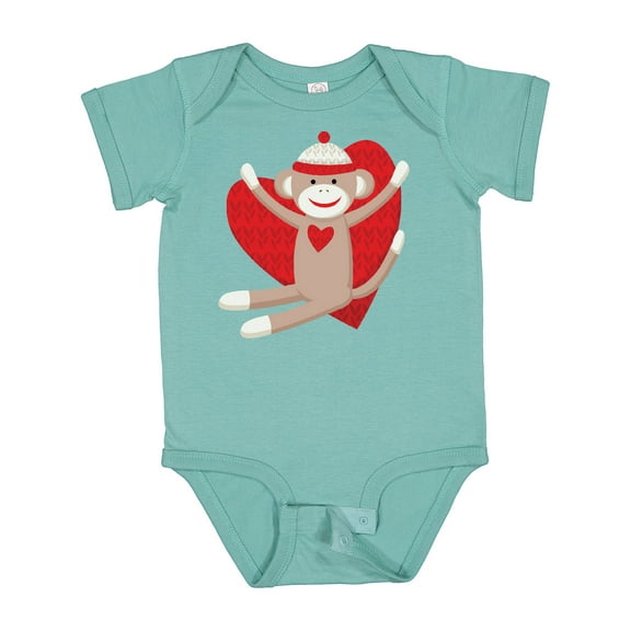 Inktastic Hug Sock Monkey Boys or Girls Baby Bodysuit
