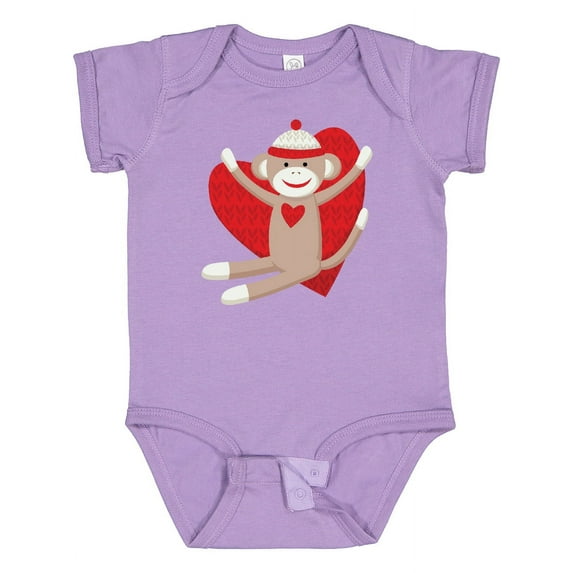 Inktastic Hug Sock Monkey Boys or Girls Baby Bodysuit