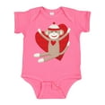 thumbnail image 1 of Inktastic Hug Sock Monkey Boys or Girls Baby Bodysuit, 1 of 5