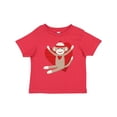 thumbnail image 1 of Inktastic Hug Sock Monkey Boys or Girls Baby T-Shirt, 1 of 5