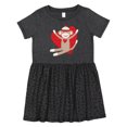 thumbnail image 1 of Inktastic Hug Sock Monkey Girls Toddler Dress, 1 of 5