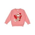 thumbnail image 1 of Inktastic Hug Sock Monkey Toddler Sweatshirt, 1 of 4