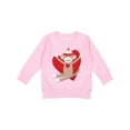 thumbnail image 1 of Inktastic Hug Sock Monkey Toddler Sweatshirt, 1 of 4