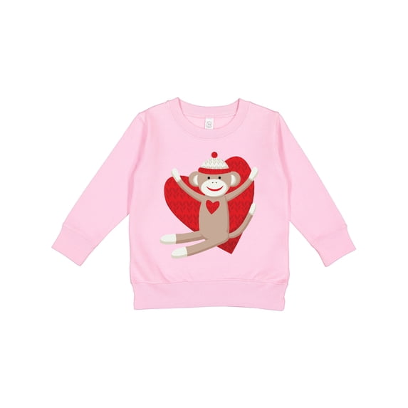 Inktastic Hug Sock Monkey Toddler Sweatshirt
