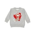 thumbnail image 1 of Inktastic Hug Sock Monkey Toddler Sweatshirt, 1 of 4