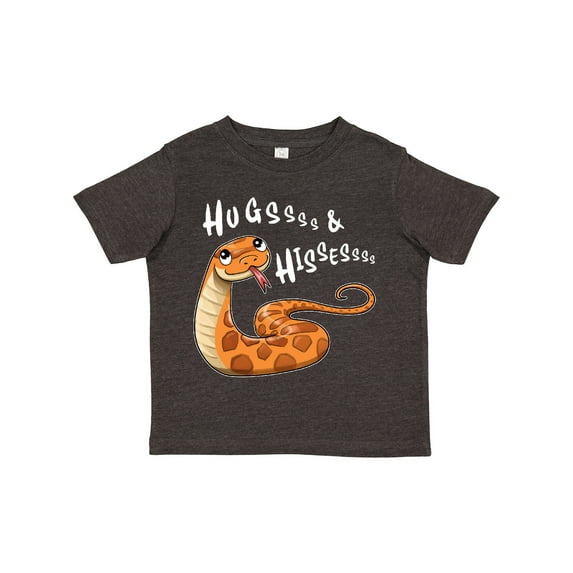 Inktastic Hugs and Hisses Cute Snake for Valentines Day Boys or Girls Toddler T-Shirt