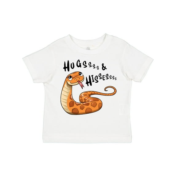 Inktastic Hugs and Hisses Cute Snake for Valentines Day Boys or Girls Toddler T-Shirt
