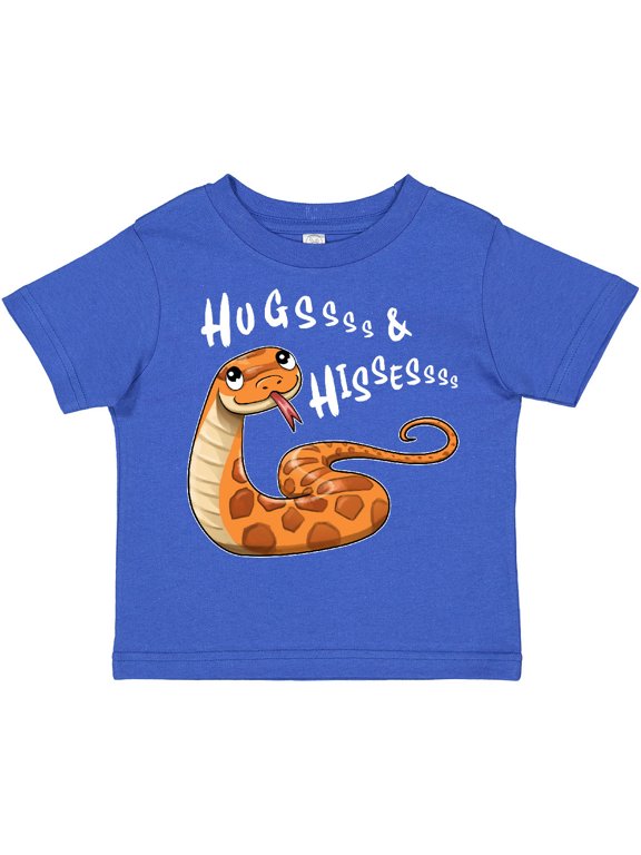 Hugs and Hisses Cute Snake for Valentines Day Boys or Girls Toddler T-Shirt