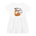 thumbnail image 1 of Inktastic Hugs and Hisses Cute Snake for Valentines Day Girls Toddler Dress, 1 of 5