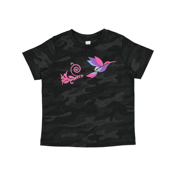 Inktastic Hummingbird Flying Swirl Girls Toddler T-Shirt