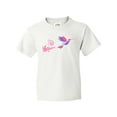 thumbnail image 1 of Inktastic Hummingbird Flying Swirl Youth T-Shirt, 1 of 5