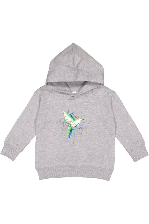 Hummingbird Paint Splatter Toddler Hoodie
