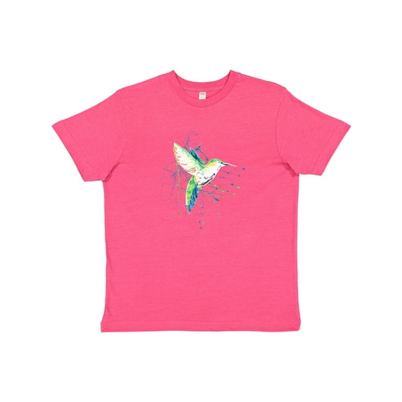Inktastic hummingbird paint splatter Youth T-Shirt