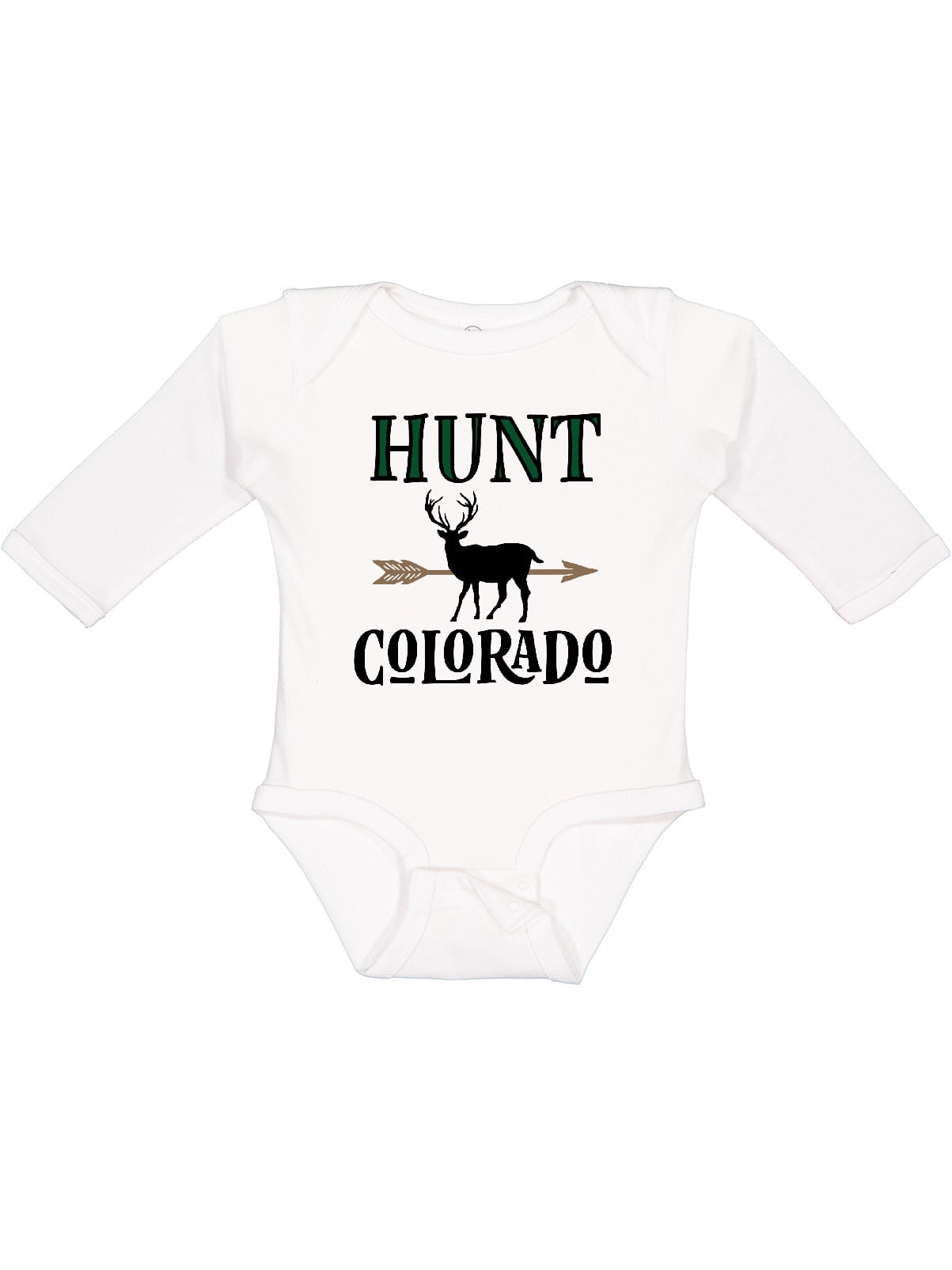 Inktastic Hunt Colorado Deer Hunting Boys or Girls Long Sleeve Baby