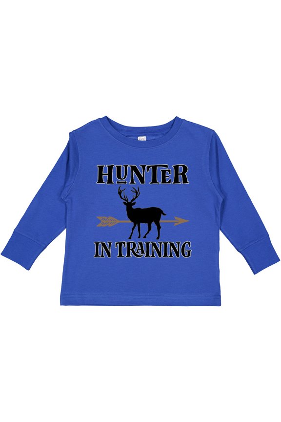 Hunter in Training Hunting Boys Long Sleeve Toddler T-Shirt