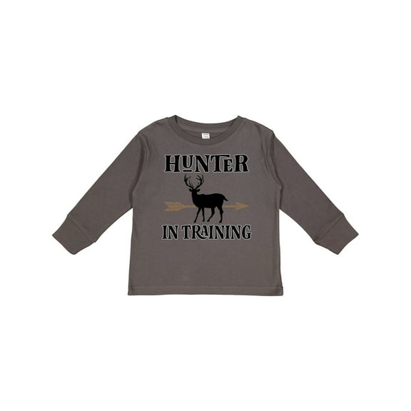 Inktastic Hunter in Training Hunting Boys Long Sleeve Toddler T-Shirt