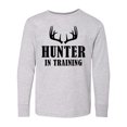 thumbnail image 1 of Inktastic Hunter in Training Long Sleeve Youth T-Shirt, 1 of 5