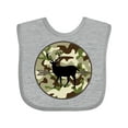thumbnail image 1 of Inktastic Hunting Camouflage Deer Boys Baby Bib, 1 of 4