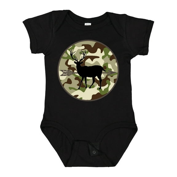 Inktastic Hunting Camouflage Deer Boys Baby Bodysuit
