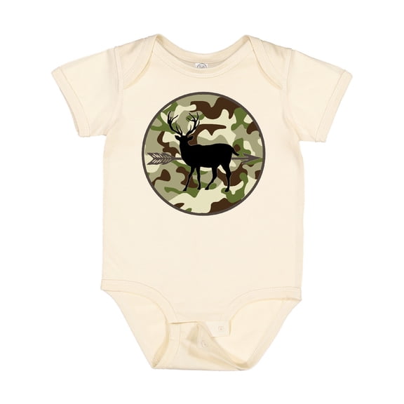 Inktastic Hunting Camouflage Deer Boys Baby Bodysuit