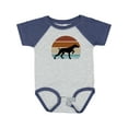 thumbnail image 1 of Inktastic Hunting Dog Retro Sunset Boys or Girls Baby Bodysuit, 1 of 5