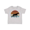 thumbnail image 1 of Inktastic Hunting Dog Retro Sunset Boys or Girls Toddler T-Shirt, 1 of 5