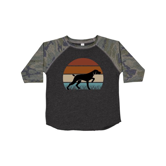 Inktastic Hunting Dog Retro Sunset Boys or Girls Toddler T-Shirt
