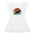 thumbnail image 1 of Inktastic Hunting Dog Retro Sunset Girls Baby Dress, 1 of 5