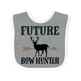 thumbnail image 1 of Inktastic Hunting Future Bow Hunter Boys Baby Bib, 1 of 4
