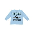 thumbnail image 1 of Inktastic Hunting Future Bow Hunter Boys Long Sleeve Toddler T-Shirt, 1 of 5
