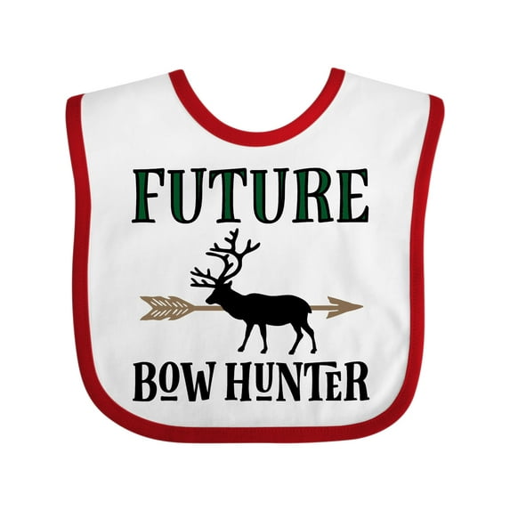 Inktastic Hunting Future Bowhunter Elk Boys Baby Bib