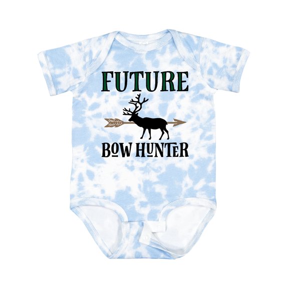 Inktastic Hunting Future Bowhunter Elk Boys Baby Bodysuit