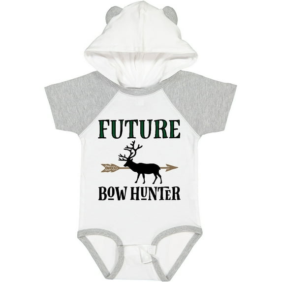 Inktastic Hunting Future Bowhunter Elk Boys Baby Bodysuit