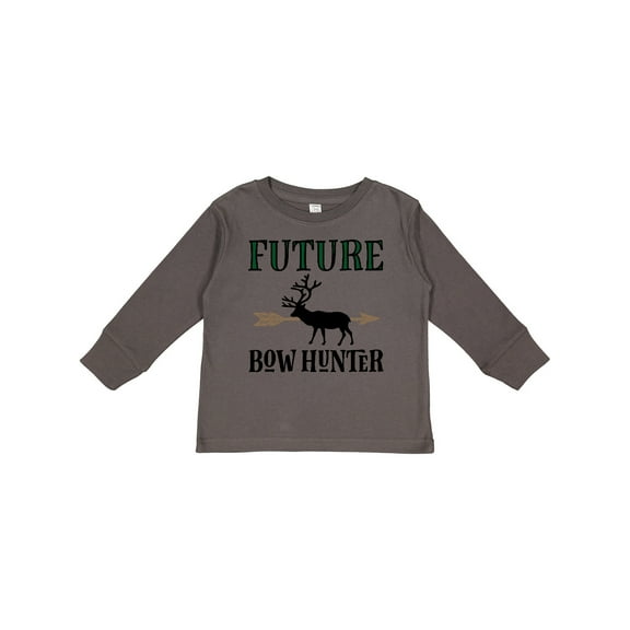 Inktastic Hunting Future Bowhunter Elk Boys Long Sleeve Toddler T-Shirt