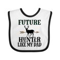 thumbnail image 1 of Inktastic Hunting Future Hunter Like Dad Boys or Girls Baby Bib, 1 of 4