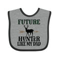 thumbnail image 1 of Inktastic Hunting Future Hunter Like Dad Boys or Girls Baby Bib, 1 of 4