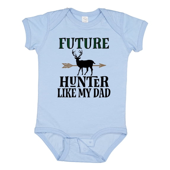 Inktastic Hunting Future Hunter Like Dad Boys or Girls Baby Bodysuit