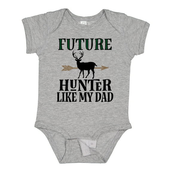 Inktastic Hunting Future Hunter Like Dad Boys or Girls Baby Bodysuit