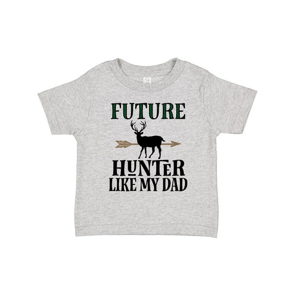 Inktastic Hunting Future Hunter Like Dad Boys or Girls Toddler T-Shirt