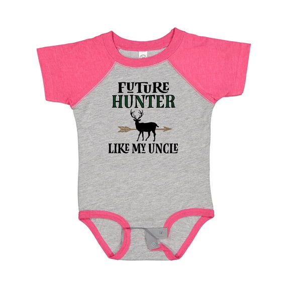 Inktastic Hunting Future Hunter Like Uncle Boys or Girls Baby Bodysuit
