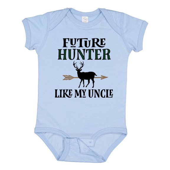 Inktastic Hunting Future Hunter Like Uncle Boys or Girls Baby Bodysuit