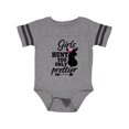 thumbnail image 1 of Inktastic Hunting Girls Hunt Too Only Prettier with Doe and Arrow Girls Baby Bodysuit, 1 of 4