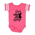 thumbnail image 1 of Inktastic Hunting Girls Hunt Too Only Prettier with Doe and Arrow Girls Baby Bodysuit, 1 of 5