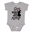 thumbnail image 1 of Inktastic Hunting Girls Hunt Too Only Prettier with Doe and Arrow Girls Baby Bodysuit, 1 of 5