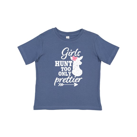 Inktastic Hunting Girls Hunt Too Only Prettier with Doe and Arrow Girls Baby T-Shirt