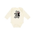 thumbnail image 1 of Inktastic Hunting Girls Hunt Too Only Prettier with Doe and Arrow Girls Long Sleeve Baby Bodysuit, 1 of 5